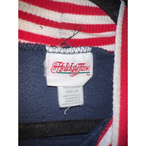 Ugly Christmas Sweater Xmas Sweatshirt Crewneck Size Large Vintage - Picture 2 of 3